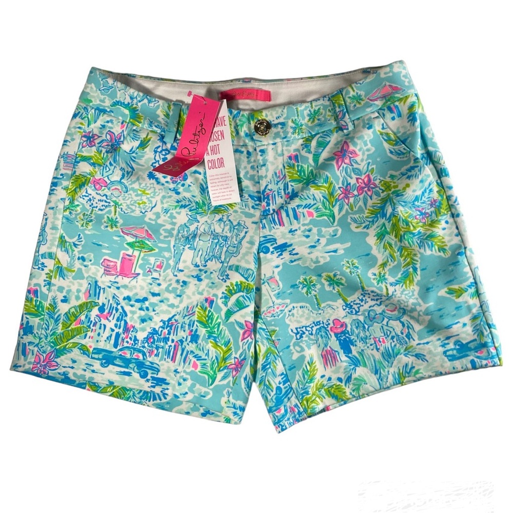 Lilly Pulitzer What a lovely place Jayne knit short Size 6 NEW - Picture 3 of 6